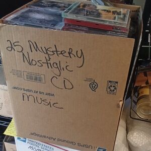 Package of 25 Mystery Nostalgic CDs Vintage Rare Modern Blind Music